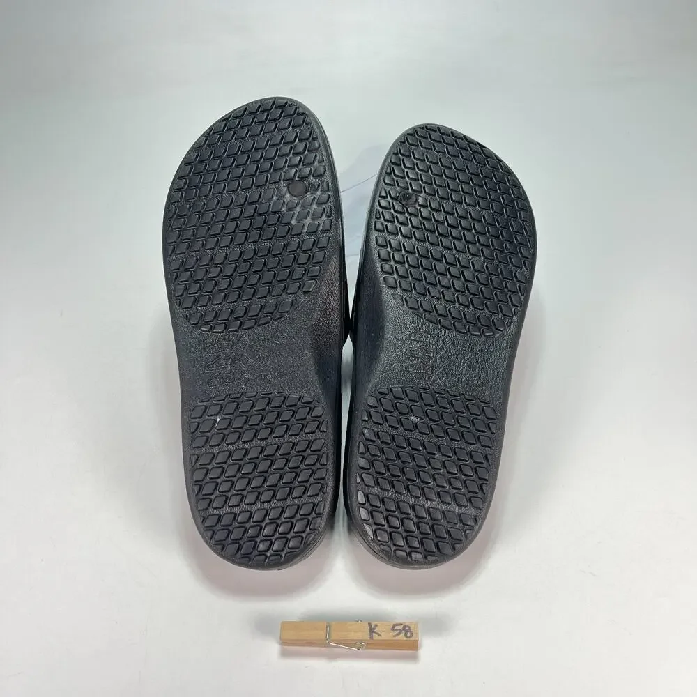 Crane Sport Black Lightweight Water Resistant Shower Slide Sandals Men's Size 10